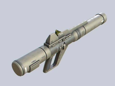 Bazooka fantascientifico Modello 3D