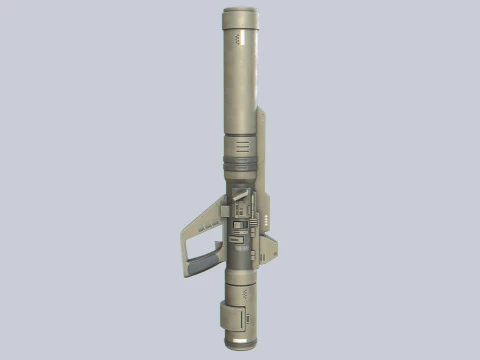 Bazooka fantascientifico Modello 3D