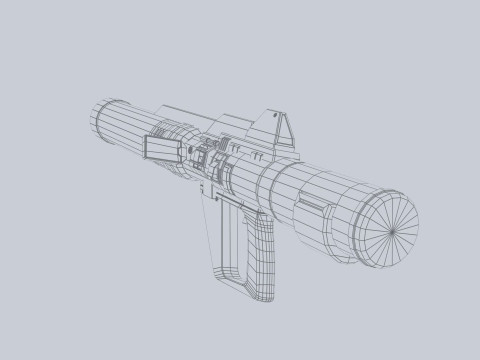 Scifi bazooka 3Dモデル