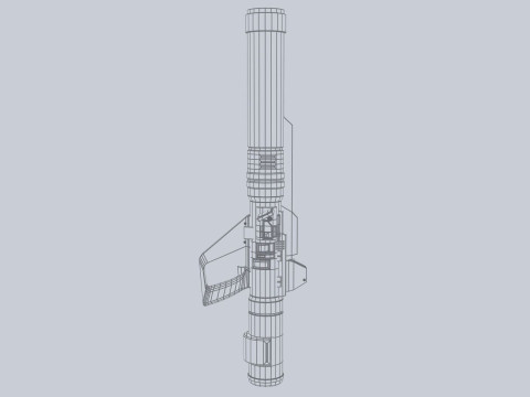 Scifi bazooka 3Dモデル