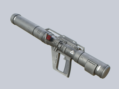 Scifi bazooka Modelo 3D