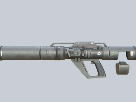 Scifi bazooka 3D Model