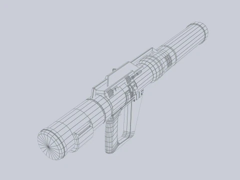 स्किफ़ि बाज़ूका 3D मॉडल