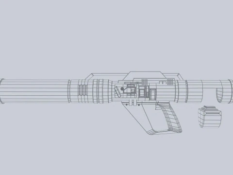 स्किफ़ि बाज़ूका 3D मॉडल