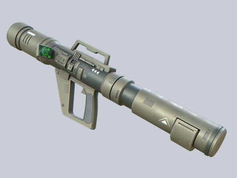 Collezione di bazooka fantascientifici Modello 3D