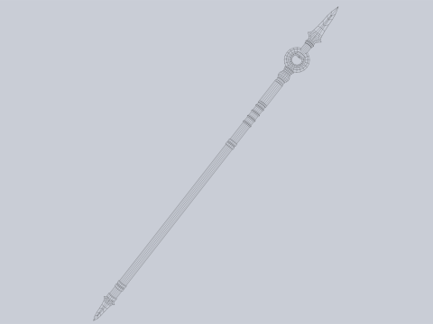 Dark spear 3D Модель