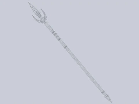 Dark spear 3D Model