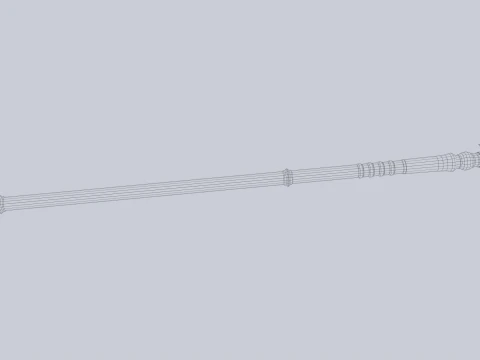 Tombak gelap Model 3D