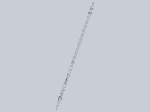 Dark spear Model 3D