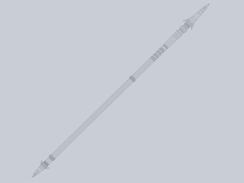 Dark spear Model 3D