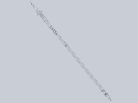 Dark spear Model 3D