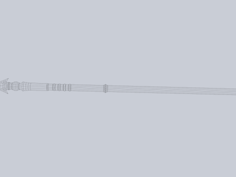 Dark spear Model 3D