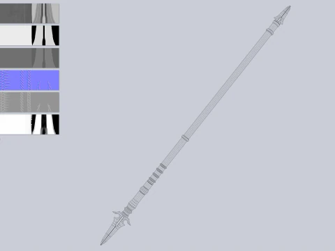 Dark spear 3D Model