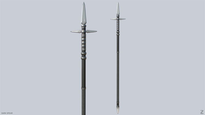 Dark spear 3D मॉडल .c4d .max .obj .3ds .fbx .stl .blend 