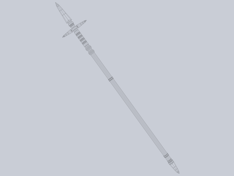 Dark spear 3D मॉडल