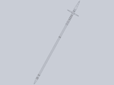 Dark spear 3D मॉडल