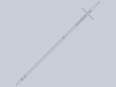 Dark spear 3D मॉडल