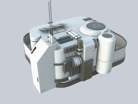 Scifi house Modelo 3D