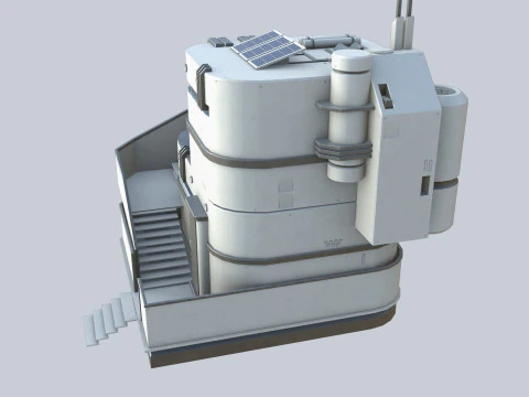 Scifi house 3D Model