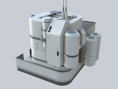 Scifi house Modelo 3D