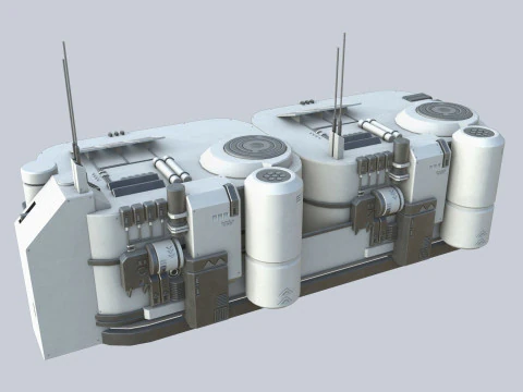 Casa fantascientifica Modello 3D