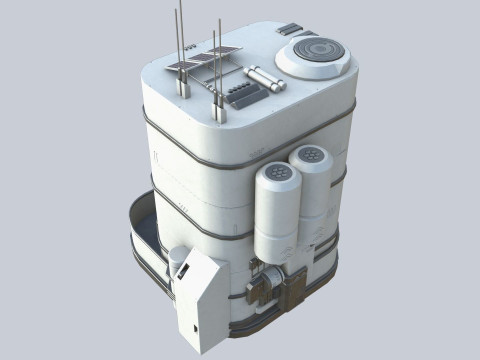 Scifi house 3D Model