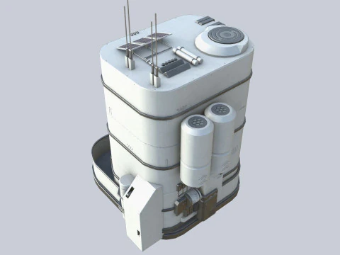 Scifi house 3D Model