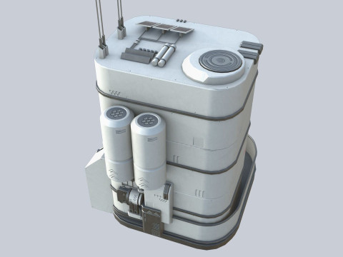 Scifi house 3D Model