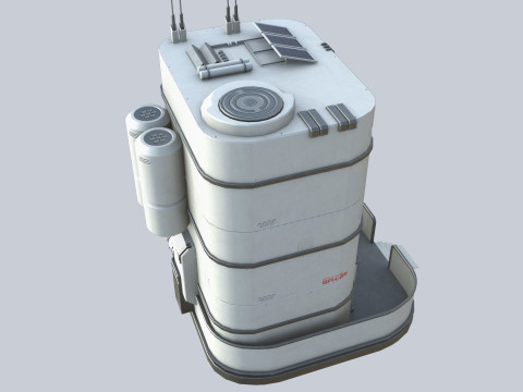 Scifi house 3D Model