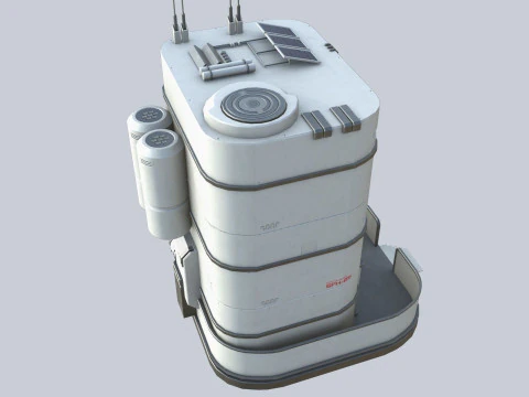 Scifi house 3D Model