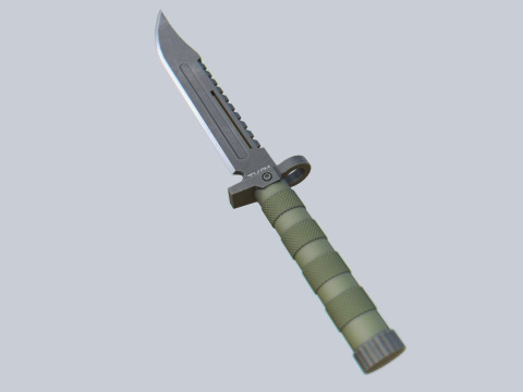 Tactical knife 3D-Modell