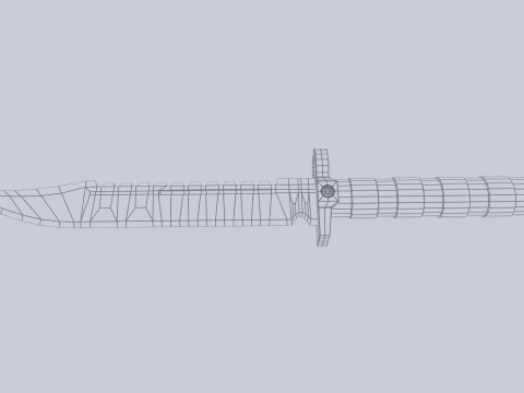 Tactical knife 3D-Modell
