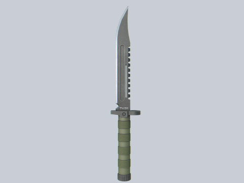 Tactical knife 3D-Modell