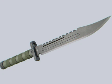 Taktisches Messer 3D Modell