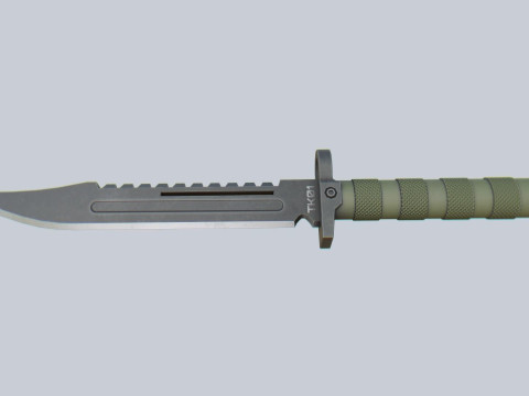 Tactical knife 3D-Modell