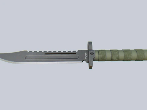 Taktisches Messer 3D Modell