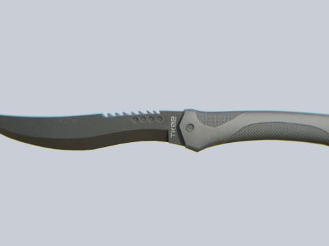 Tactical knife Modèle 3D