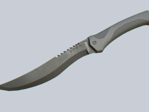 Tactical knife Modèle 3D