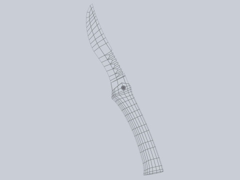 Tactical knife Modèle 3D
