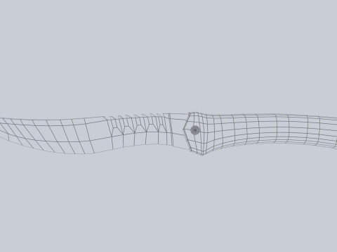 Tactical knife Modèle 3D