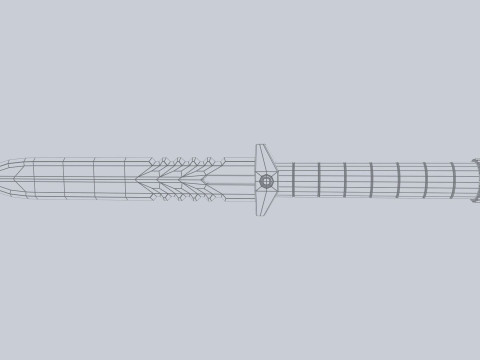 Tactical knife 3D Model