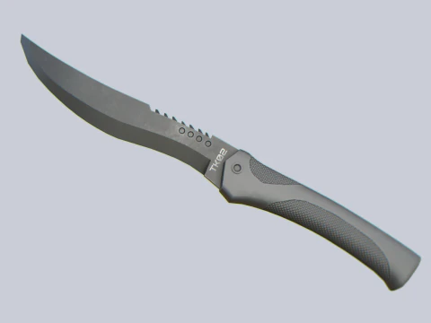 Tactical knife collection 3D Model