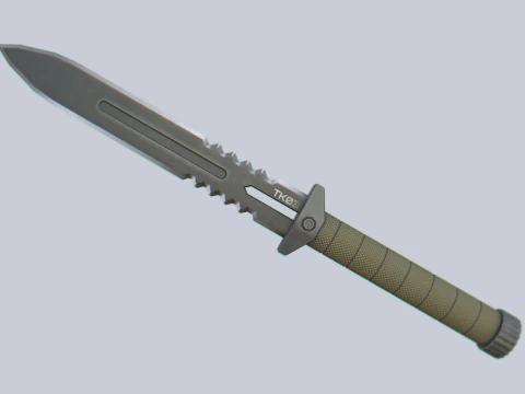 Tactical knife collection 3D Model