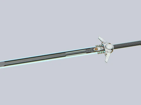 Scifi sword 3D Model