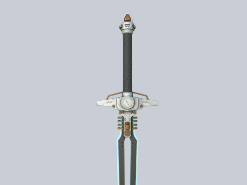 Scifi sword Modelo 3D