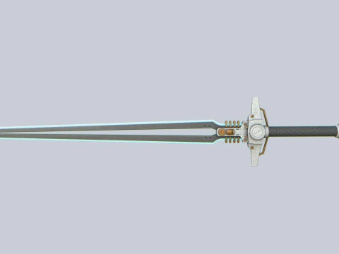Scifi sword 3D Model