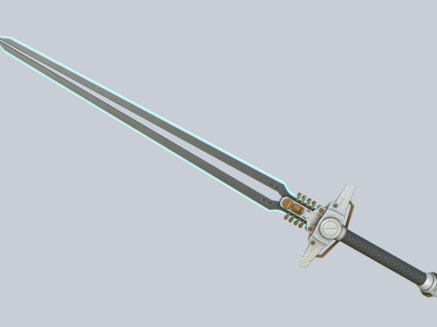 Scifi sword Modelo 3D