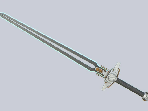 Scifi sword 3D Model