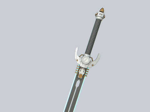 Scifi sword 3D Model