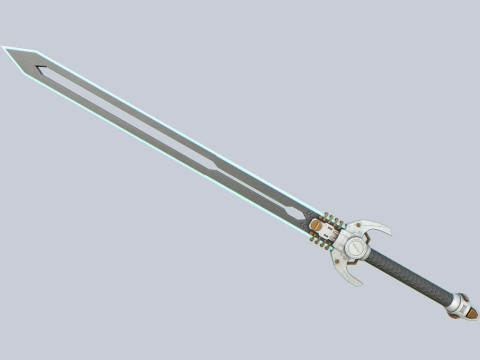 Scifi sword 3D Model